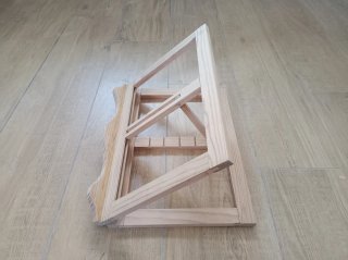 Atril sujetalibros de madera pino 3 ud iguales