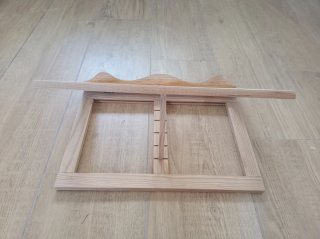 Atril sujetalibros de madera pino 3 ud iguales