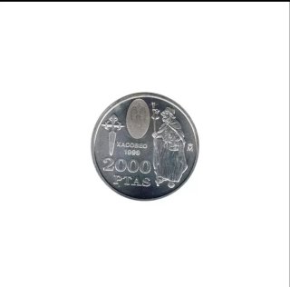 Colección monedas plata 2000 pts. 1994-2001