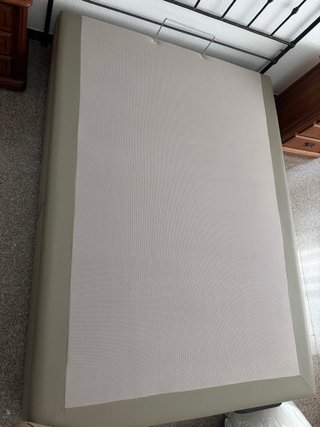 Canapé 135x190cm Piel Sintética Beige/Negro