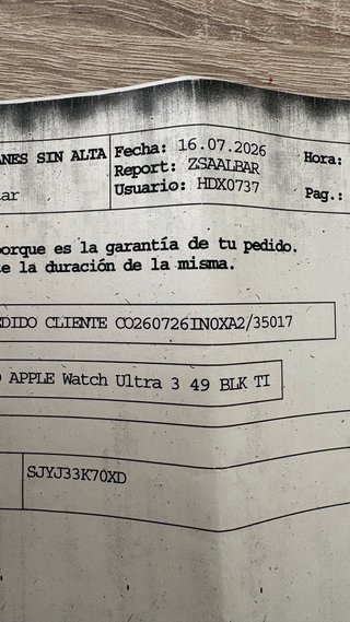Apple Watch Ultra 49mm Titanio Negro