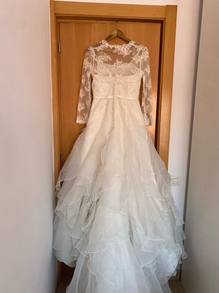 Vestido de Novia con Bolero Blanco talla 38
