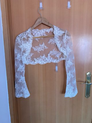 Vestido de Novia con Bolero Blanco talla 38