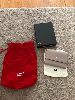 Cartera Montblanc Beige Auténtica