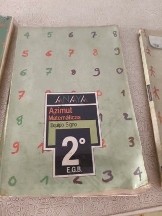 Lote Libros Texto EGB Vintage