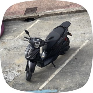 Moto MBP Morbidelli Scooter Negra
