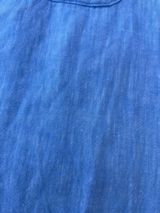 Camisa ZARA azul cielo algodón y lino Talla XS