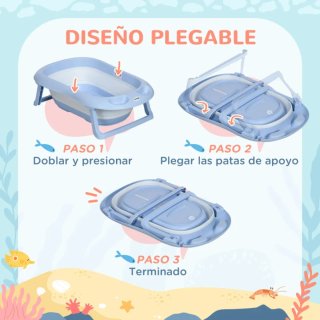 Bañera Plegable para Bebé