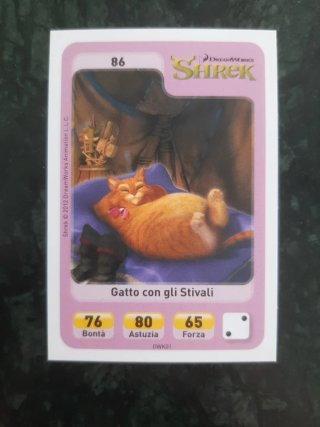 Carte Esselunga Eroi Dreamworks Gatto con Stivali
