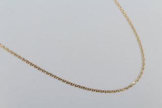 Cadena Hombre Fina Oro 18k Barbada Barrada.00274