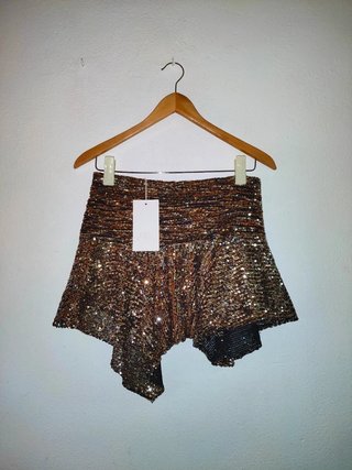 Falda Zara lentejuelas talla única
