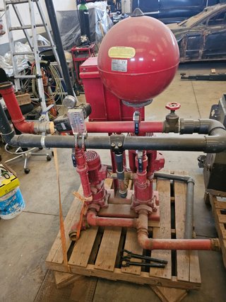 Depósito contraincendio 12000L con bomba