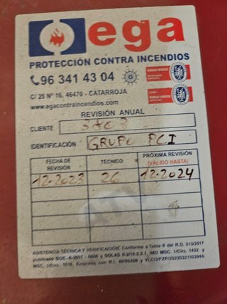 Depósito contraincendio 12000L con bomba