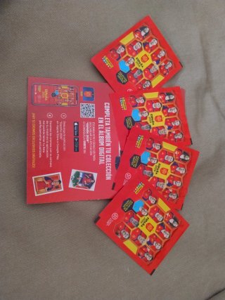 4 Sobres Cromos Selección Española 2026