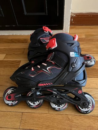 Patines en línea Oxelo con casco y bolsa t. 35-38