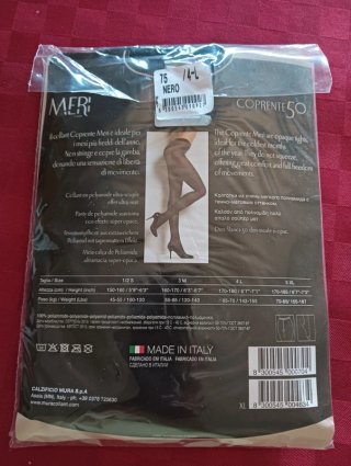 Collant Meri 50 Denari Nero 4/L