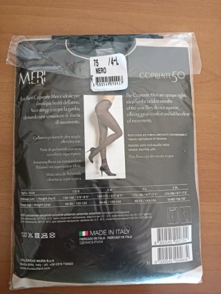 Collant Meri 50 Denari Nero 4/L
