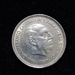 25 Pesetas 1957 estrella 58 SC-