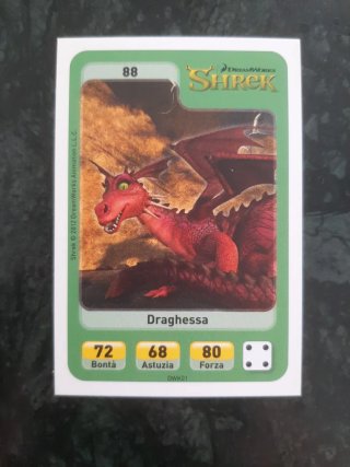 Carte Esselunga Eroi Dreamworks Shrek Draghessa