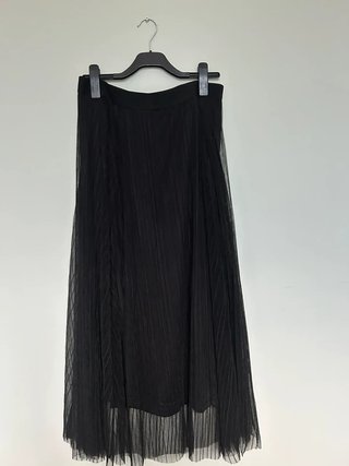 Only Carmakoma Falda Plisada Negra