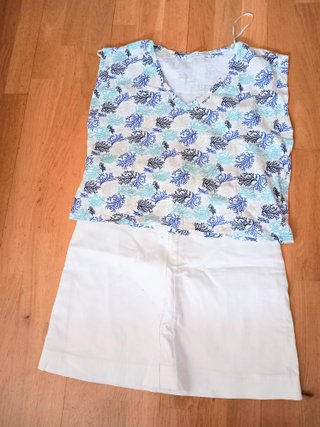 Conjunto Falda y Camiseta Talla 40