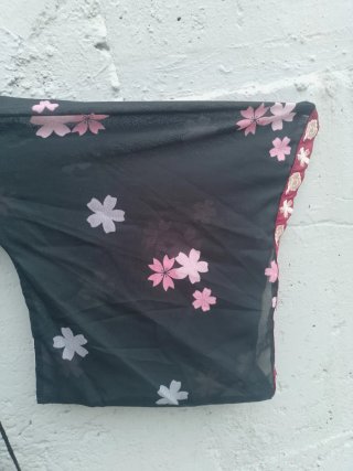 Vestido estilo kimono con flores