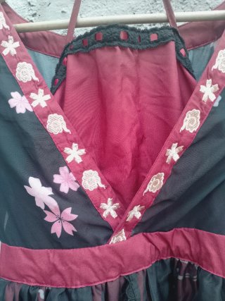 Vestido estilo kimono con flores