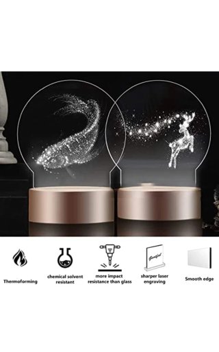 20 Hojas Acrílicas Transparentes 2mm