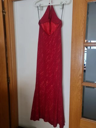Alta Costura Espectacular Rojo/Granate M/L Sin uso