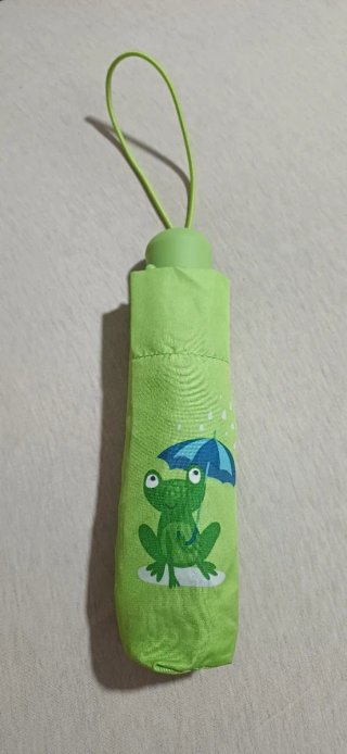 Paraguas infantil con dibujo de rana