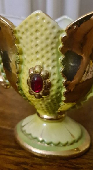 Alzata / Vaso a navetta (jardinière) C.A.L bronzo