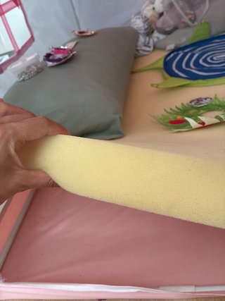 Casita de tela rosa para niñes