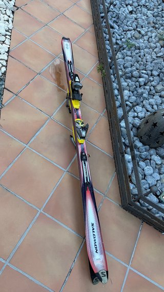 Esquís Salomon Prolink 185cm + Fijaciones