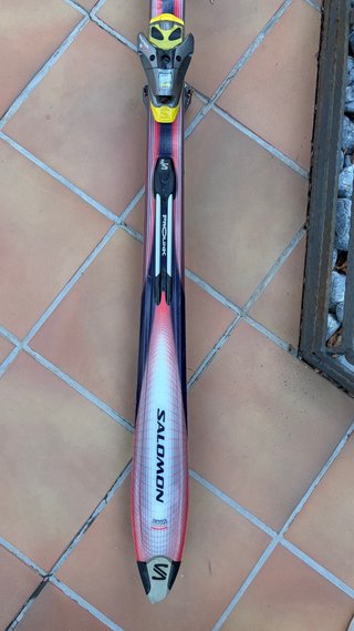 Esquís Salomon Prolink 185cm + Fijaciones