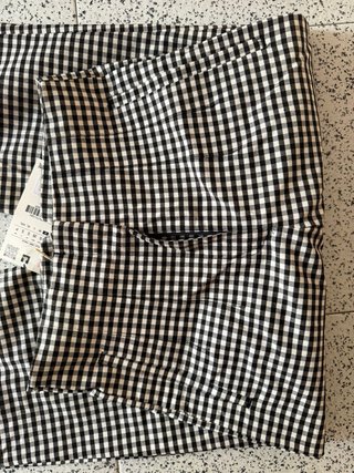 Pantalón cuadros tiro alto