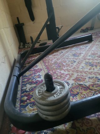 Rack de musculación domyos