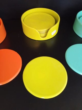 Juego de Portavasos Plástico