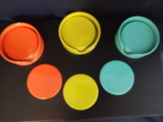 Juego de Portavasos Plástico