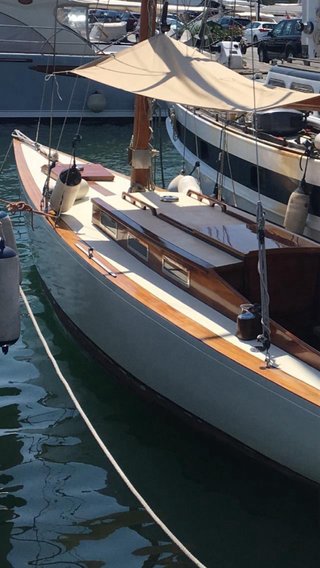 34ft Velero clásico de madera año 1939
