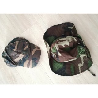 Pantalones y gorra camuflaje Airsoft