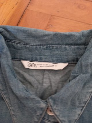 Camisa vaquera Zara Talla XS
