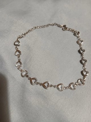 Pulsera Corazones Plata 925