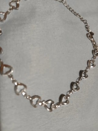 Pulsera Corazones Plata 925