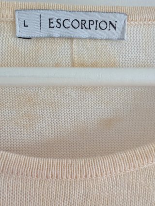ESCORPIO  Jersey Talla L BEIGE CON TONOS