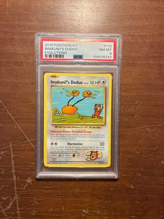 Pokemon XY 2016 Imakuni?'s Doduo PSA 8