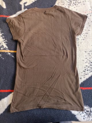 Camiseta de manga corta estampada rata roedor S