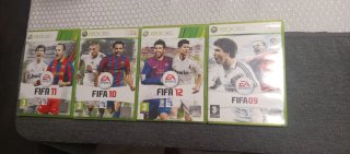 Lote FIFA 09, 10, 11, 12 Xbox 360