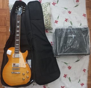 Guitarra Eléctrica Harley Benton + Amplificador