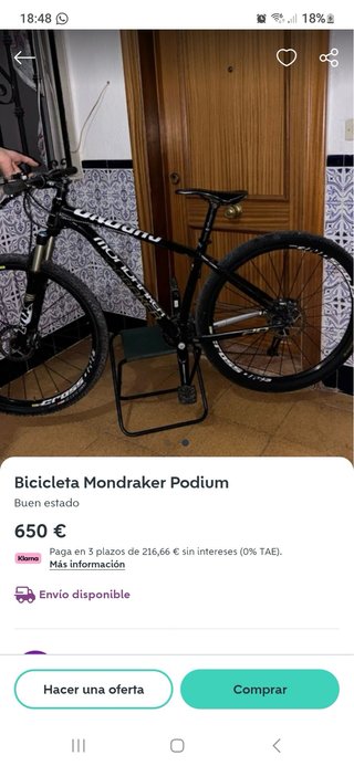 Bicicleta Mondraker Podium