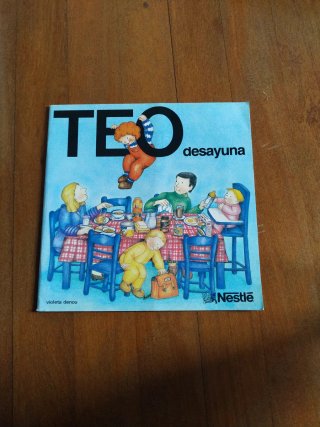 Libro infantil Teo desayuna